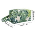 thumbnail image 3 of pstuiky Neceser de maquillaje de lona tropical, bolsa de cosméticos, neceser de viaje, bolsa de almacenamiento de artículos de aseo, monedero para mujer, 3 of 5