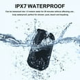 thumbnail image 3 of EIMELI IPX7 Waterproof Bluetooth Speaker Portable Bluetooth 5.0 Speaker black, 3 of 8