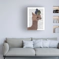 thumbnail image 3 of Fab Funky 'Llama Owls Portrait Book Print' Canvas Art, 3 of 3