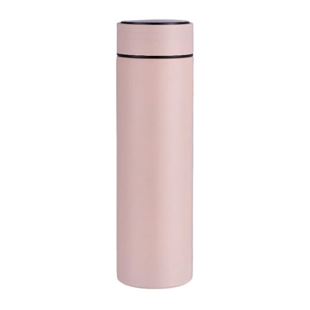 316 Taza de Aislamiento Inteligente de Medición de Temperatura Taza de Regalo de Agua Del Hogar de Acero Inoxidable, 22.5x6.5x6.5cm Taza de Acero Inoxidable Negro