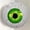 Green, variant on 21.6" Inflatable Eyeball Halloween Decoration – Multicolor Color-Changing Scary Eye with Hidden Valve, Reusable Outdoor/Indoor Holiday Decor for Yard, Pool & Party