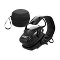 thumbnail image 1 of Mistaha Cache-Oreilles HL avec Conception Électronique pour la Protection Auditive et la Réduction du Bruit - Écouteurs de Chasse Pliables avec Amplification - Noir avec Sac de Rangement, 1 of 6