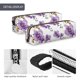 thumbnail image 4 of Fotbe Orchids Flowers Estuche para Lápices de Cuero con Estampado, Estuche con Cremallera Resistente, Organizador Compacto y Elegante para Papelería, 4 of 7