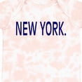 thumbnail image 4 of Inktastic New York in Blue Text Boys or Girls Baby Bodysuit, 4 of 5