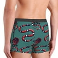 thumbnail image 3 of Disketp Snake And Rose Men's Boxer Briefs,Soft and Breathable Cotton Underwear with ComfortFlex Waistband, 3 of 7
