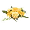 thumbnail image 3 of European Artificial Rose Candlestick Wreath For Table Wedding Decoration 20cm Artificial Rose Wreath Christmas Decor Window Prop, 3 of 11