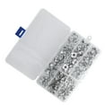 thumbnail image 3 of 140 Pcs 4 Prong T Nut Steel Galvanized M3 to M8 T Nut Threaded Insert Set for Furniture Corner Nails140pcs, 3 of 5