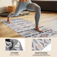 thumbnail image 4 of Colorful Geometric Diamond Pattern Hot Yoga Mat Towel Non Slip for Hot Yoga - Quick-Drying Yoga Mat Cover with 4 Corner Pockets with Travel Bag - Hot Yoga Towel Non Slip 70"x26", 4 of 6