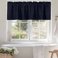 thumbnail image 4 of Abstrac Plant Valances for Windows Black Blue Flower Ethnic Style Valance Curtains Rod Pocket Bathroom Small Window Treatments for Kitchen Living Room Bedroom, 54"x18", 4 of 7