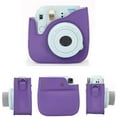 thumbnail image 2 of Bag Compatible With Instax Mini 9 / Mini 8 8+ Instant Camera Made Of Soft Synthetic Leather With Shoulder Strap And Bag (Brown), 2 of 5