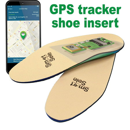 GPS SmartSole - Wearable Insoles with GPS Tracking System - (Best Bus Tracking System)