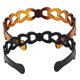 thumbnail image 5 of Aros para el cabello de plástico antideslizantes, 2 uds., bandas anchas para la cabeza con forma de corazón, diademas para el pelo para mujeres, 5 of 8
