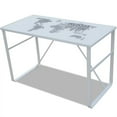 thumbnail image 2 of Rectangular Desk with Map Pattern, 2 of 3