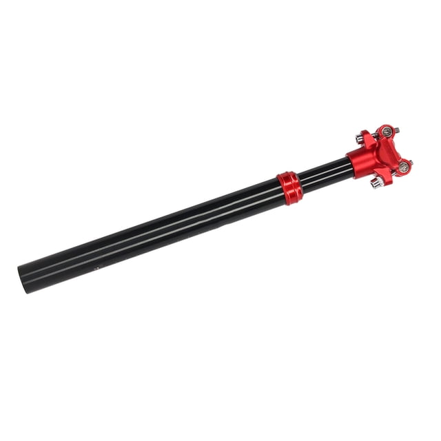 Jadeshay Tija De Sillín De Suspensión para Bicicleta, Tija De Sillín De Bicicleta De Montaña De Aleación De Aluminio Ligera Ajustable, Repuesto De 27,2mm para Bicicletas De Montaña Y Carretera