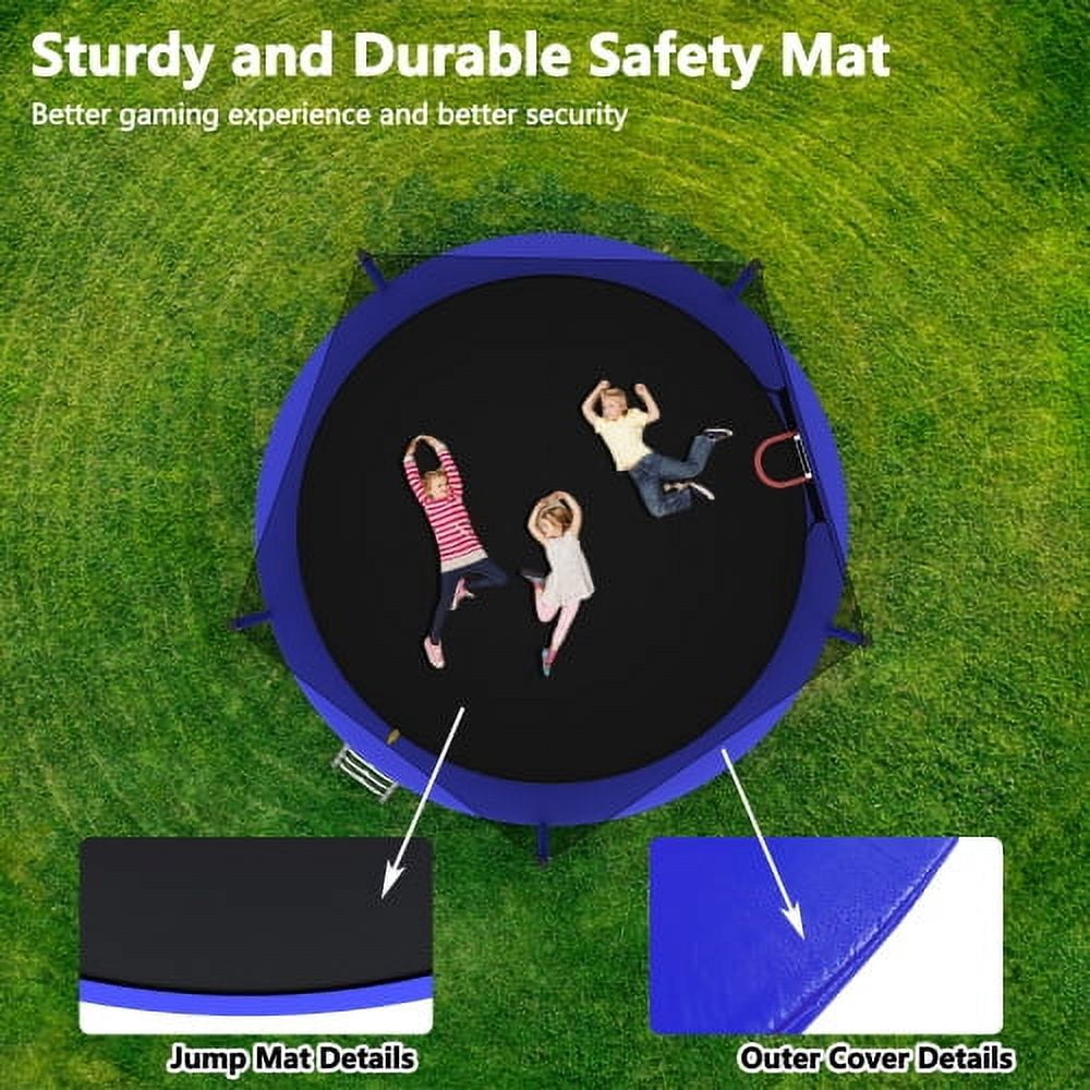 Trampoline 14FT Trampoline for Kids/Adults - Outdoor Recreational Trampolines with Enclosure Net