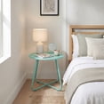 thumbnail image 7 of PinkSheep Round End Table, Small Side Table for Outdoor Indoor Patio Lving Rooom Bedroom, Green, 7 of 7
