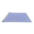 thumbnail image 2 of Ahgly Company Machine Washable Indoor Rectangle Solid Blue Modern Area Rugs, 8' x 12', 2 of 4