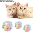 thumbnail image 3 of Pelotas hinchables de felpa, juguetes interactivos, pelotas coloridas para gatos, pelotas coloridas para gatos, pelotas elásticas coloridas, eficiencia óptima, 3 of 8