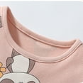 thumbnail image 4 of LYMAYTER Robe Décontractée pour Filles Tout-Petits Mignonne Robe Chandail Dessin Animé pour Enfants Printemps Automne Manches Longues 2-7 Ans, 4 of 7