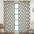 thumbnail image 4 of Best Home Fashion, Inc. Moroccan Tile Curtain Panels (Set of 2), 4 of 7