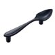 thumbnail image 1 of Exquisito tirador de puerta de gabinete para reemplazo de muebles DIY Cuchara Matt Black, 1 of 5