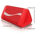 thumbnail image 4 of OontZ Angle 3 Coca-Cola® Edition - Enhanced Stereo IPX5 Splashproof Bluetooth Speaker with Volume Boost, Bass Radiator, 100' Range Bluetooth 4.2, 4 of 8