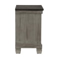 thumbnail image 5 of Oak Veneer 2-Drawer Nightstand with Ball Bearing Glides / 2-Tone Design for Bedroom Decoration, 5 of 5