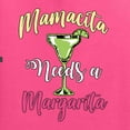 thumbnail image 5 of Wild Bobby, Mamacita Needs a Margarita Mother's Day Unisex Hoodie Sweatshirt, Neon Pink, Small, 5 of 6