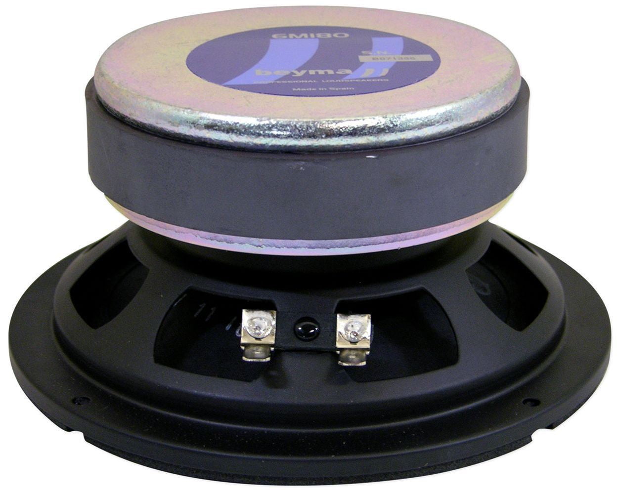 Beyma 6MI80 6.5 Inch 8 ohm 100 Watt RMS Pro Midbass/Midrange Speaker 