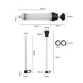 thumbnail image 3 of Lttoisl 200cc Syringe Oil Changer Pumping Tool, Dual-Purpose Fluid Suction & Injection for Engine, Brake & Hydraulic Oil, Chemical-Resistant Oil Change Tool for ATV, Boat & Farm Equipment, 3 of 8