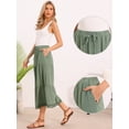 thumbnail image 2 of DARING DIVA Women's Tiered Elastic A-Line Beach Long Skirts X-Small Gray Green, 2 of 6