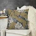 thumbnail image 2 of YINGXI Leaf Throw Pillow Covers Brown Pillow Cases Decorative Cushion Covers for Sofa Couch 22x22in, 2 of 5