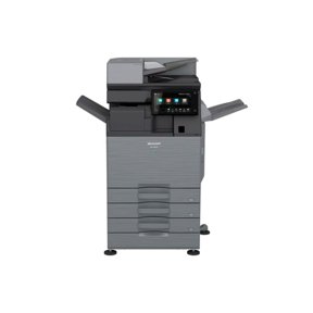 Restored Sharp BP-70M65 Monochrome Laser Multifunction Printer Copier Scanner, 65 PPM
