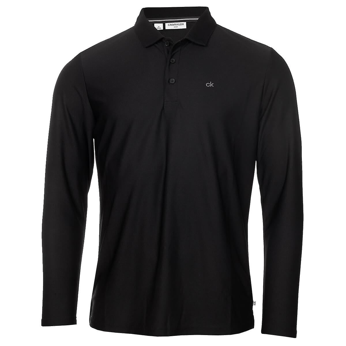 Calvin Klein 2023 Polo de golf leger a manches longues pour homme