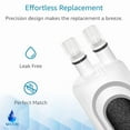 thumbnail image 7 of WATEN H2O EDR1RXD1 Water Filter 1 Replacement, Compatible with W10295370A, WHR1RXD1, EDRIRXD1B, 9081 9930 46-9081 46-9930, 3 Pack, 7 of 7