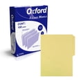 thumbnail image 1 of Fólder Manila Oxford, tamaño carta, ceja 1/2, color amarillo, 100% reciclado c/100., 1 of 2
