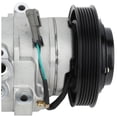 thumbnail image 4 of A/C Compressor Compatible with 2004-2012 Chevrolet Colorado 2.8L 2.9L 3.5L 3.7L GMC Canyon Hummer H3 Isuzu i-Series 10S17C 6-Groove R-134a PAG 46 Direct Fit New Replaces 37183469, 4 of 7