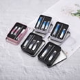 thumbnail image 6 of Unique Bargains 1 Set Beautiful Box Slant Nail Clipper Kit Toenail Clippers Gradient Gradient Black, 6 of 6