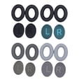 thumbnail image 4 of ZheElen Coussinets d'Écouteurs Réduction de Bruit Protection Respirante Remplacement QC25 Écouteurs Gris Foncé 1Ensemble, 4 of 6