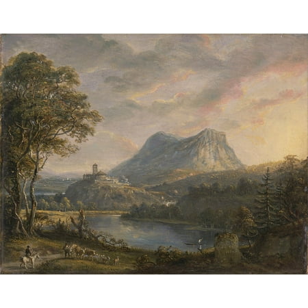 Canvas Print Oil On Landscape Paul Sandby Painting Art Stretched Canvas 10 x (Top 10 Best Paintings Of All Time)