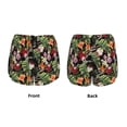 thumbnail image 6 of Sigee Watercolor Tropical Flowers for Women's Athletic Shorts High Waisted Running Shorts Pocket Sporty Short Gym Elastic Workout ShortsSmall, 6 of 9