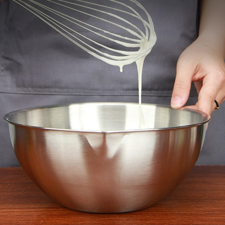 6.25 quart Stainless Steel Mixing Bowl - Whisk