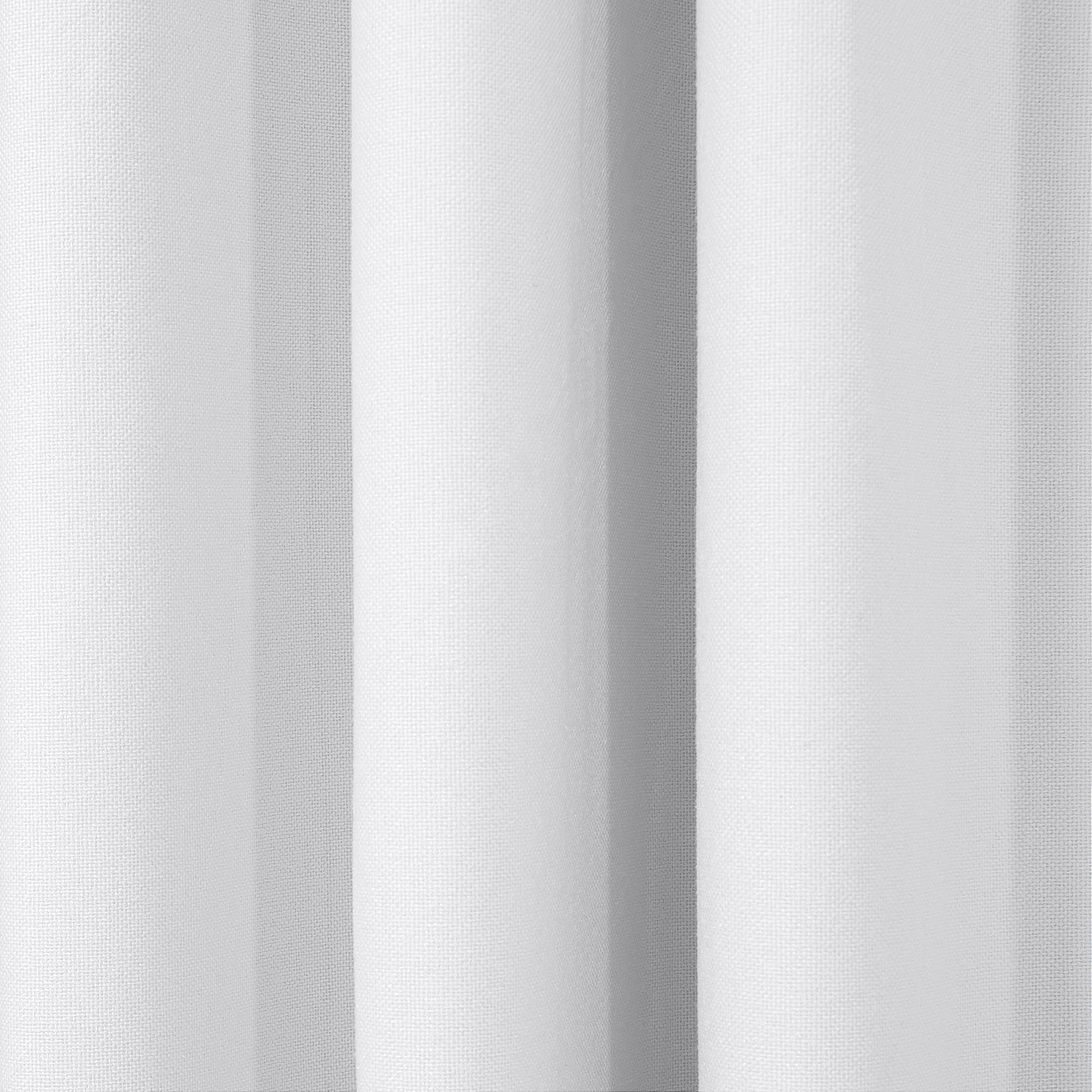 TWOPAGES Blackout Curtain 84 W X 108 L Inch Pinch Pleat Light Blocking Privacy Curtain for Bedroom, 1 Panel, White