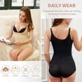 thumbnail image 6 of VASLANDA 2 Packs Shapewear Bodysuit for Women Tummy Control Open Bust Seamless Body Shaper Waist Slimmer, 6 of 6