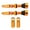 Orange color, variant on Bike Valves Stem Caps for Tubeless Bike Tires 60mm Bicycles Tubeless Valves Stem