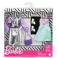 thumbnail image 2 of Barbie Fashions 2-Pack Clothing & Accessories Set Includes Iridescent Sweatshirt, 2 of 7