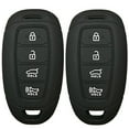 thumbnail image 2 of 2Pcs Coolbestda Rubber 4 Buttons Key Fob Remote Cover Case Protector Keyless Jacket Shell for 2019 2020 2021 Hyundai Kona Santa Fe Elantra GT Veloster Accent Venue, 2 of 10