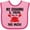 Pink and Fuchsia, variant on Inktastic Grammy and Papa Love Me Boys or Girls Baby Bib