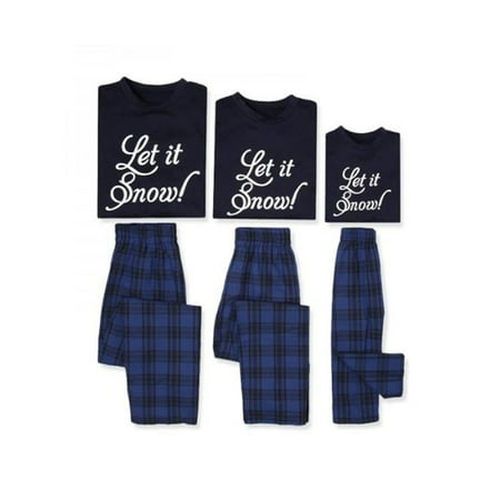 

Huakaishijie Family Christmas Pajamas Set Sleepsuit Long Sleeve Nightwear Sleepsuit Loungewear Pyjamas Set