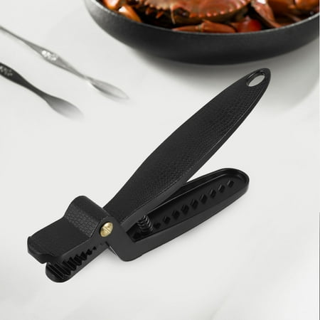 Luxshiny Effortless Opening Crab Clamp Black Zinc Alloy 1Set for Home Cooks Luxshiny Effortless Opening Crab Clamp Black Zinc Alloy 1Set for Home Cooks